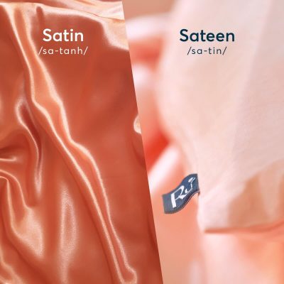 Sự khác biệt giữa vải Satin và vải Sateen