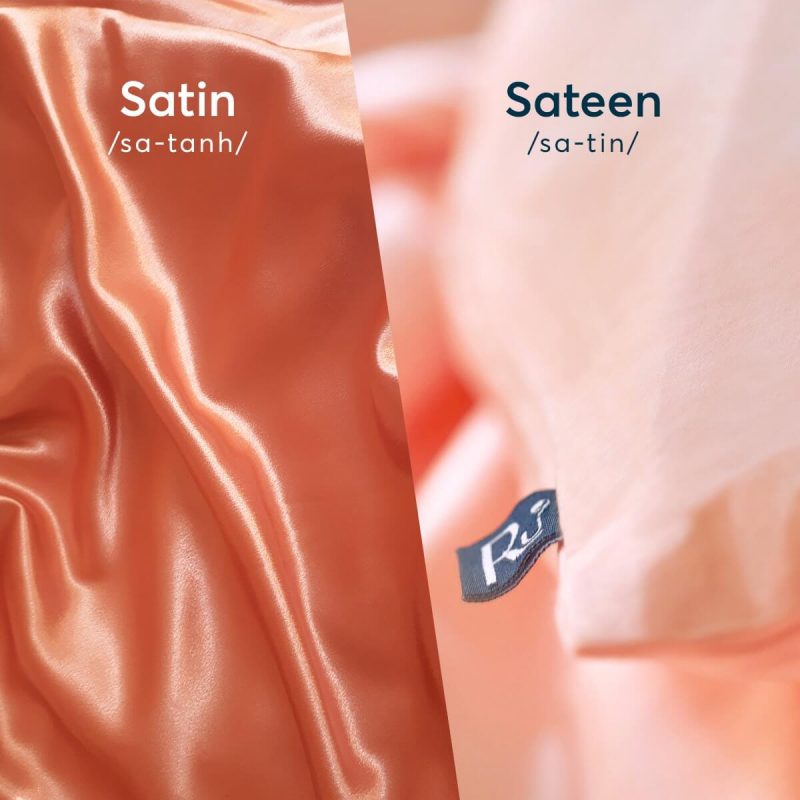 Sự khác biệt giữa vải Satin và vải Sateen