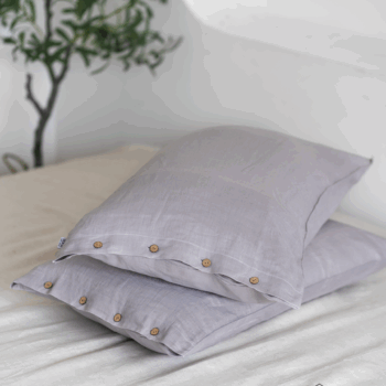 Vỏ Gối Linen premium màu Light Gay