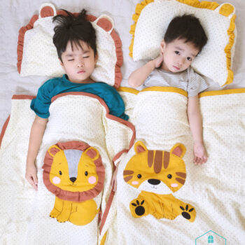 Set 2 món gối chăn xô muslin cho bé Thỏ Hồng Bunny 12 DSCF1234 copy copy