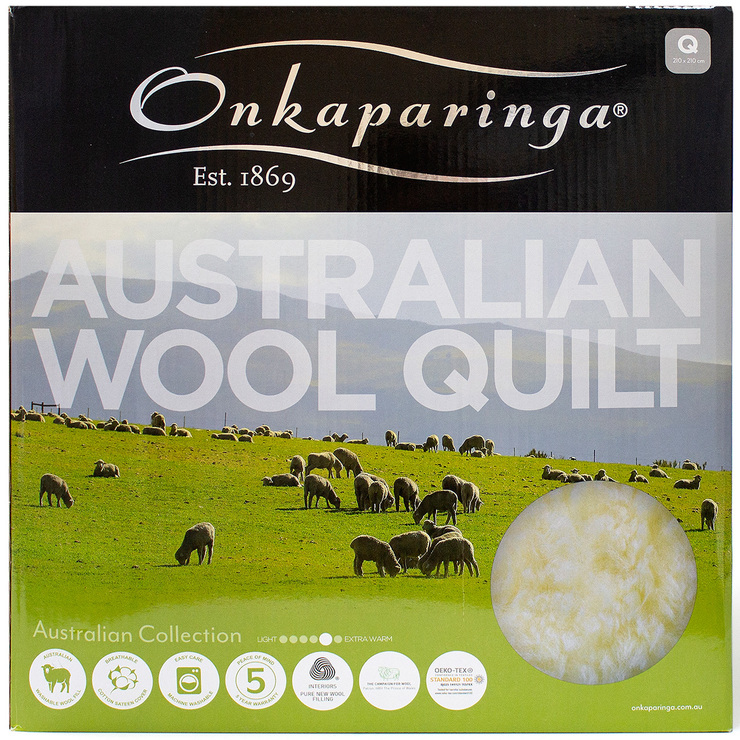 onkaparinga home wool quilt queen 2
