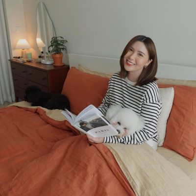 heominhon Thay bộ chăn ga cho tuần mới thật nhiều năng lượng ⚡️. Nay Heo thay bộ ga chất l... 1139P 3