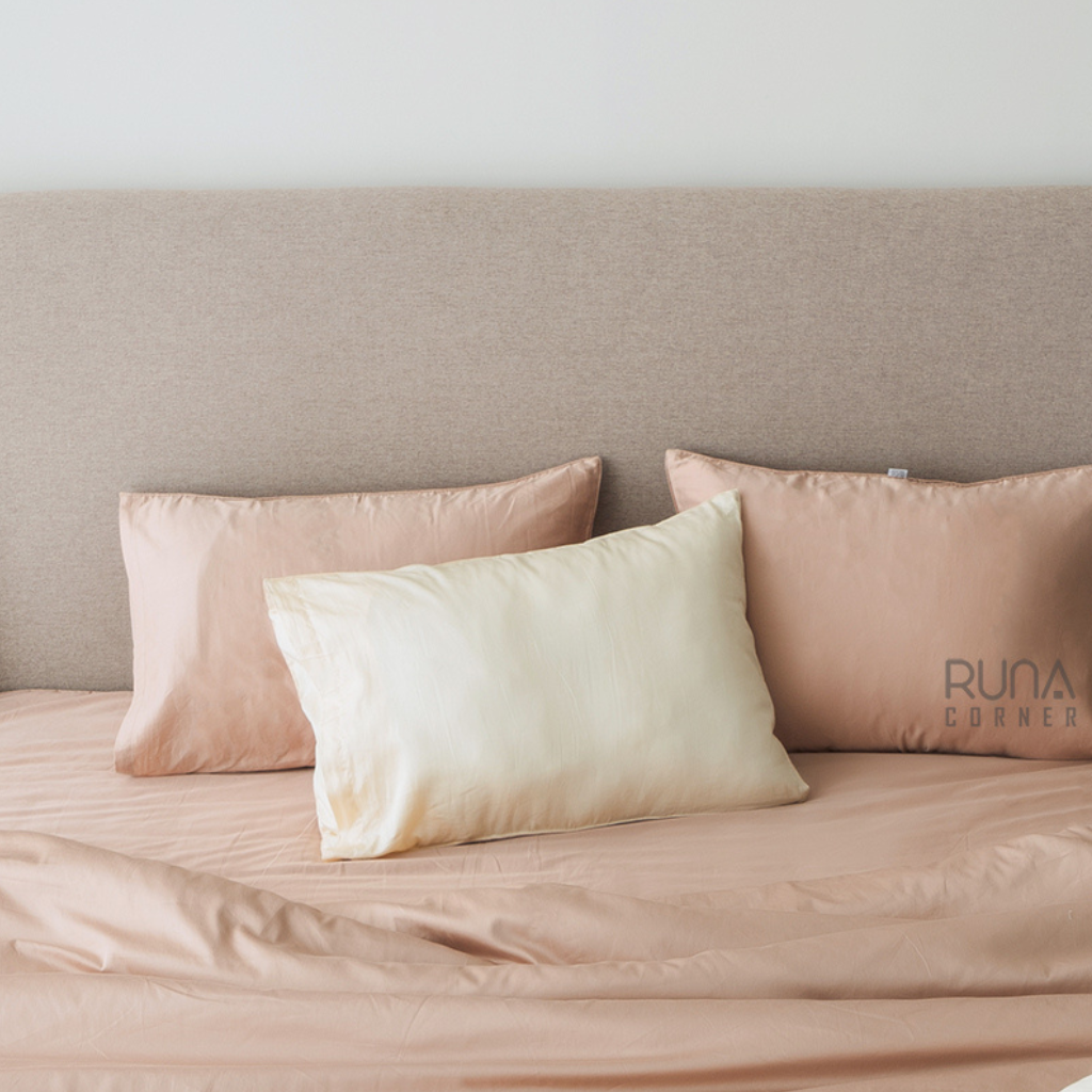 Vỏ gối chất liệu Satin mềm mịn, thoáng khí 3 Vỏ gối chất liệu Satin mềm mịn, thoáng khí - Ảnh 3