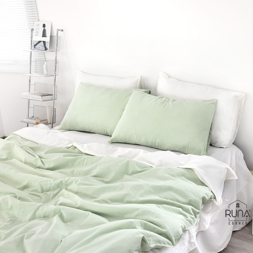 Vỏ gối Washed Cotton thấm hút, êm ái cho giấc ngủ 2 Vỏ gối Washed Cotton thấm hút, êm ái cho giấc ngủ - Ảnh 2