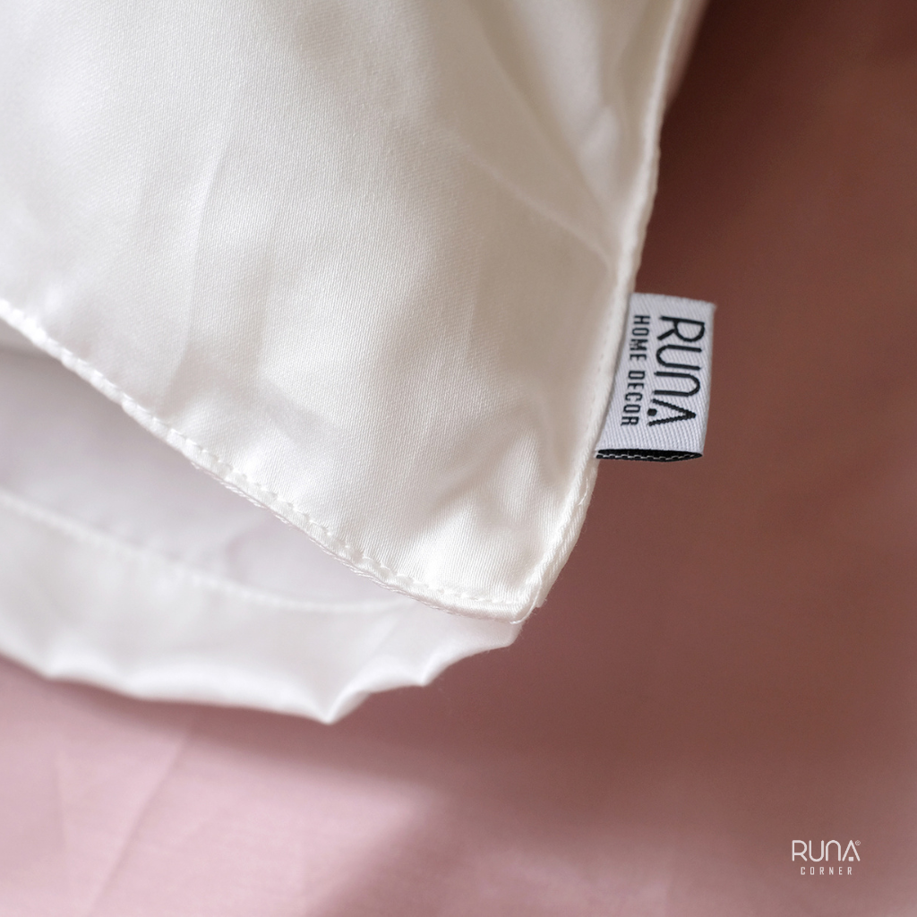 Bộ chăn ga gối Tencel 4 món màu Off White 5 Bộ chăn ga gối Tencel 4 món màu Off White - Ảnh 5