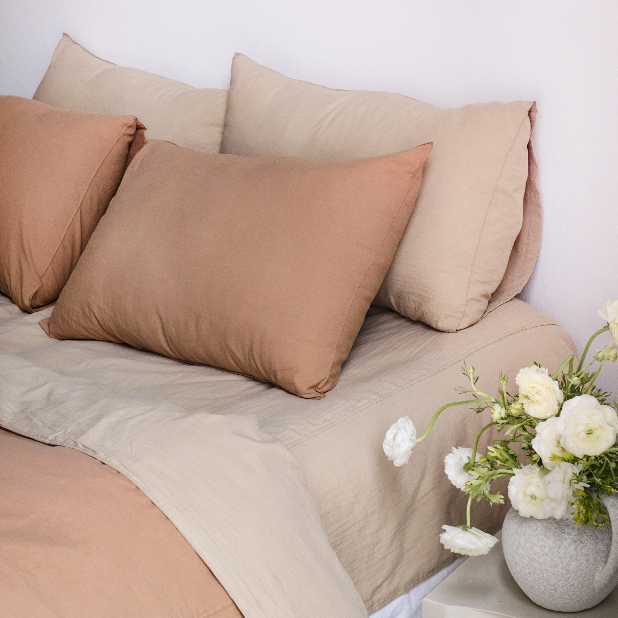 Vỏ gối Washed Cotton thấm hút, êm ái cho giấc ngủ 3 Vỏ gối Washed Cotton thấm hút, êm ái cho giấc ngủ - Ảnh 3