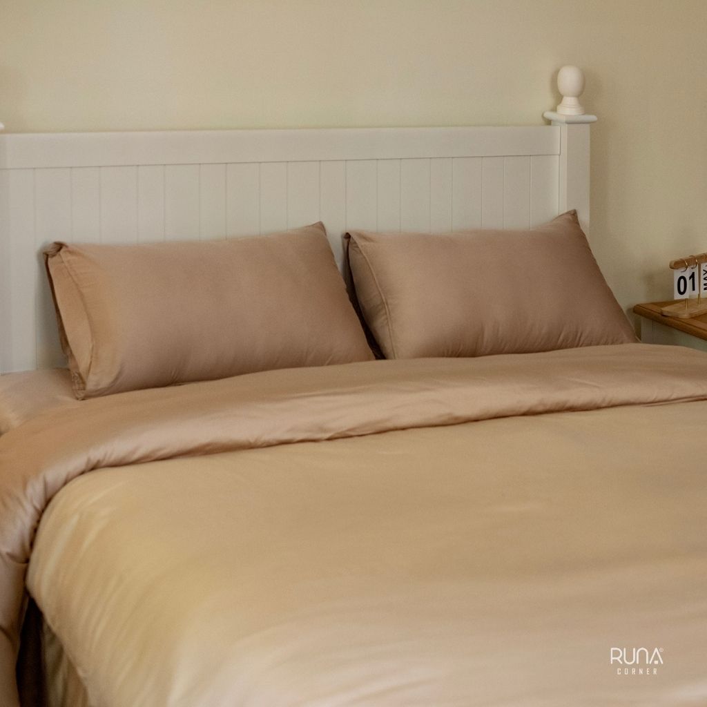 Bộ chăn ga gối Bamboo 4 món màu Wheat 6 Bộ chăn ga gối Bamboo 4 món màu Wheat - Ảnh 6
