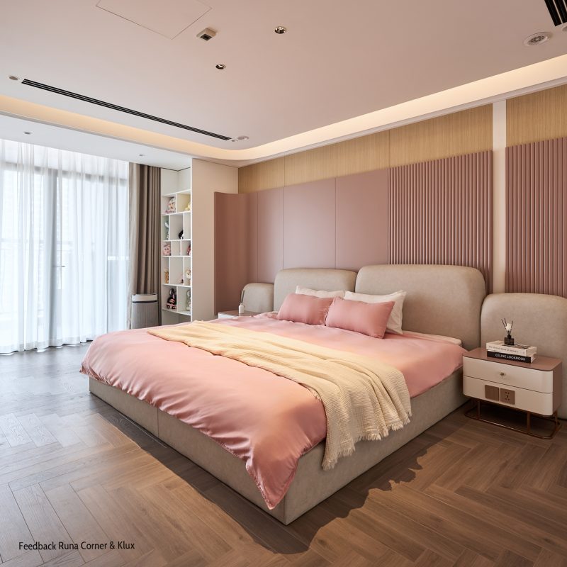 Klux x Runa: Feedback set chăn ga gối Bamboo màu Crepe Pink 1 Klux feedback bộ chăn ga gối bamboo