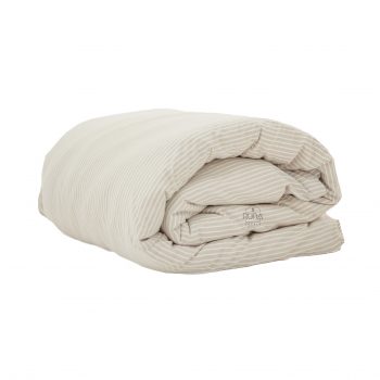 Vỏ chăn Washed Cotton mộc mạc, thấm hút tốt 23 ke nau