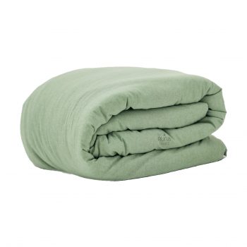 Vỏ chăn Washed Cotton mộc mạc, thấm hút tốt 19 xanh la