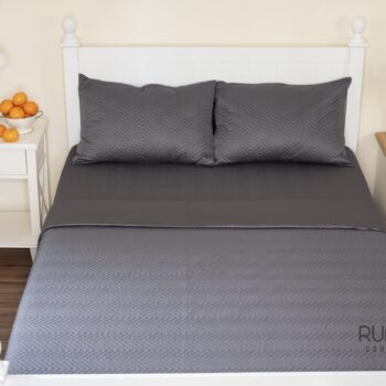 Bộ chăn ga gối Bamboo 4 món chần màu xám 10 DSCF5732 Da cai thien NR sao chep scaled