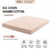 Ga chun Washed Cotton tự nhiên, êm ái cho giấc ngủ 18 ga chun 2m