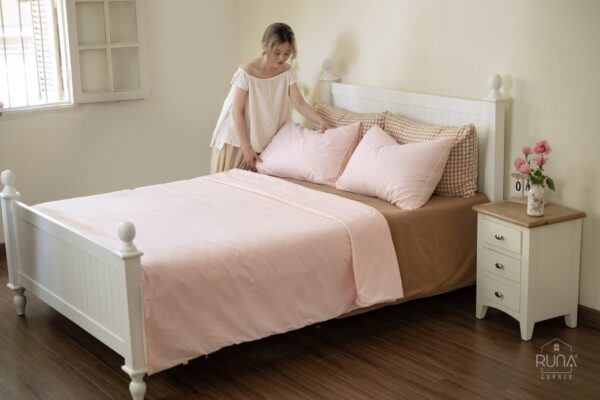 Hướng Dẫn Chăm Sóc Chăn Ga Gối Tencel 60S, Satin Cotton & Washed Cotton Chuẩn 1 Chăn ga Satin Cotton